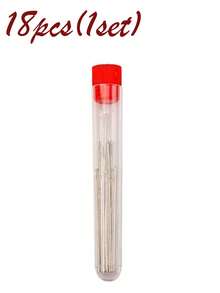 90件/36件/18件大眼针瓶套装，新款家用手缝针，手缝针，传统家用大孔细长针，用于缝制被子和床罩，绣花针 - 彩色 - 查看 9