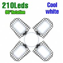 250W LED Deformable Garage Light E26/E27 UFO High Bay Lamp 3/4/5 Adjustable Panels Foldable Fan Blade AC100-277V Parking Lot Workshop Shed Hanging Lamps 220V/110V Indoor NO Flicker Eye Protection Ceiling Lights Bulb Bright Industrial Factory Shop Basements Commercial Lighting 40/60/80/100/120/150/180/200W Warm/Cool White 108/126/144/180/210/240/216/252/288leds