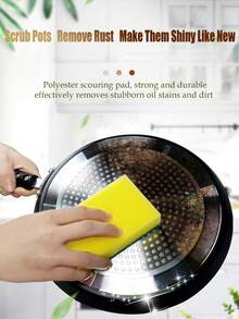 12 件厨房擦洗垫、海绵擦洗器、清洁刷套装，适用于肥皂、餐具、平底锅、毛巾、架子、水槽、洗碗机 - 彩色 - 查看 8