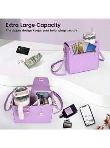 1 قطعة - حقيبة حمل عبر الجسم لتخزين كوب الماء للاستخدام الخارجي، مع حامل زجاجة المياه الرياضية للنساء، محفظة مع جيب لزجاجة المياه متوافقة مع معظم أنواع زجاجات المياه، حقيبة حمل (متعددة الألوان)، (قد تكون بعض الأجزاء عشوائية)، ضروريات العطلات، الخريف، ، هالوين، عيد الميلاد، الكرنفال، اليوم الوطني، الخريف، عيد الاستقلال