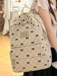 Women's Plaid Backpack, Classic & Fashionable