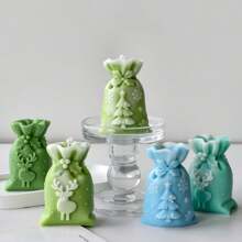 Christmas Gift Bag Gift Box Mold, Holiday Party Atmosphere Decoration, Jewelry Theme Shooting Props Production, DIY Silicone Mold, Reusable,Room Decor Home Decor Christmas Decorations, Christmas Gifts