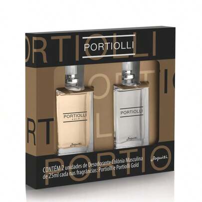  Estojo Colônias Portiolli 2x25- Jequiti