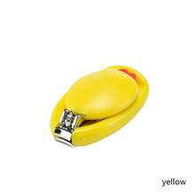 2件/1件婴儿指甲钳，卡通小鸡图案，不锈钢材质，用于婴儿日常护理