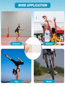 1 卷 7cm*27cm/6cm*10m 皮肤基膜，泡沫绷带，海绵泡沫腕带弹性绷带健身房配件健身房绷带运动胶带 - 米色 - 查看 7