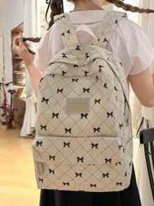 Women's Plaid Backpack, Classic & Fashionable