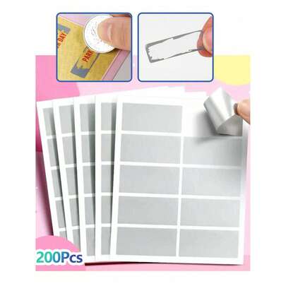 100张刮刮乐箔纸，可用于DIY贺卡制作、自制奖品卡，适合作为学生圣诞节礼物