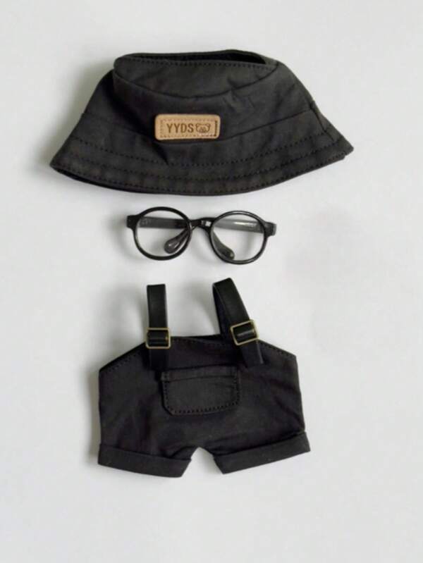 1-4pcs Clothing Accessories, Multi-Color Bib Pants, Summer Hats, Glasses, Boots Or A Complete Set With Clothes, Clothing Accessories