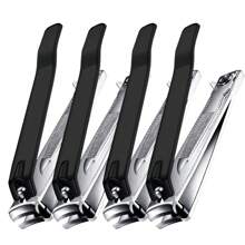 ANDVICTORY 2/4Pcs Nail Clippers Toenail Clippers Fingernail Clipper Set Carbon Steel Ultra Sharp Sturdy Curved Edge Cutter Trimmer Finger Nail Clip For Adults Men Women Nail Cleaner - Multicolor - View 10