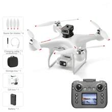 CASRRA The S116 Remote-Controlled Drone With A Camera Is Equipped With An Upgraded Remote Control Screen. Equipped With A High-Definition Electronic Adjustable Camera And A Brushless Motor, It Offers Longer Battery Life. Shoot Videos And Photos To Record The Good Life. Screen Control For Real-Time Image Transmission