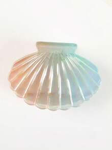 1pc Sweet Ocean Acrylic Shell Hair Clip, Suitable For Daily, Vacation, Party, Gift Fall Winter Claw Clip Hair Accessories For Women - Multicolor - View 18