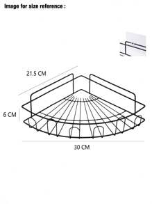 Półka łazienkowa bez dziurkacza, wielofunkcyjna półka łazienkowa w kształcie trójkąta, wielowarstwowa półka ścienna do przechowywania przedmiotów toaletowych, dostępna w dwóch stylach i dwóch kolorach