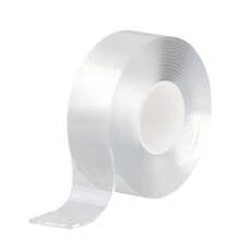1 Roll Heavy Duty Double Sided Tape Reusable No Trace Strong Adhesive DIY Craft Acrylic Nano Tape Multipurpose Removable Washable Transparent Mounting Nano Adhesive For Home Office Car Items