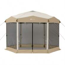 12' X 10' Glamping Hexagon Lighted Canopy - asPic - Xem 1