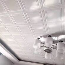 24pcs PVC Wall Panels, White Wallpanels Ceiling Tiles 20 X 20 Drop Ceiling Tiles, Hanging Decorative Tiles, High Grade PVC Wall Panels, Fire Rated, Light Weight, Prevent Breakage, 19.69*19.69inch - White - View 9