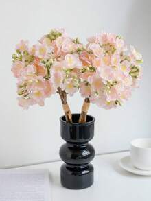 4pcs/Lot Jasmine Artificial Silk Jasmine Flower Bouquet, Home Decor & Photography Props Fake Flowers