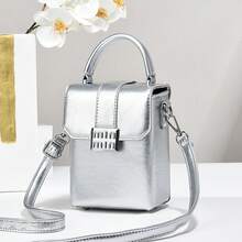 Women Shoulder Bags - 銀色 - 查看 2