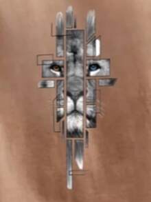 Camiseta Estampa Cristã LEÃO 3D Camisa Unissex Estilo e Conforto Algodão   Ajuste Regular