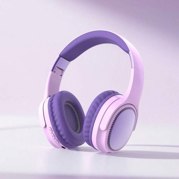 Gerripuer True Wireless Headphone Wireless Head Mounted Stereo Headphones Surround Sound Bass Enhancement Built-In Microphone Suitable For Office Travel Sports And Gaming Headphones