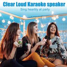 Miniaturowa maszyna karaoke dla dzieci i dorosłych z 2 bezprzewodowymi mikrofonami, wieloma światłami LED, głośnikiem karaoke, głośnikiem do karaoke dla dzieci, prezentami karaoke dla dziewczynek i chłopców w wieku 4, 5, 6, 7, 8, 9, 10, 12 lat i starszych, świąteczna impreza, zabawka dla dziewczynek, mini zabawki, zabawki, gry dla nastolatków, zabawki dla chłopców w wieku 6 lat, zabawki świąteczne dla dzieci, prezenty dla nastoletnich chłopców, gry dla dziewczynek, prezent dla nastolatków