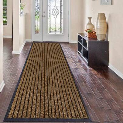 Door Mat Indoor & Outdoor,  Strong PVC Rubber Backed Floor Mats, Anti Slip Washable Runner Rug For Hallways ,Heavy Duty Rubber Door Mats, Dirt Trapper  Shoes Scraper Super Absorbent Front Doormats,Floor Mats Kitchen Rugs Dirt Trapper