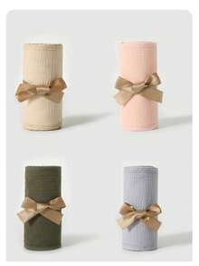 4pcs/Set Baby Crib Bumper Pad, Crib Liner, Crib Rail Cover, Crib Bedding Set, Nursery Crib Protector, Washable - Multicolor - View 10