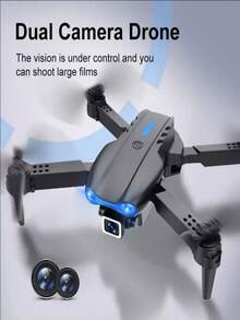 2025 E99 无人机配备双高清摄像头、高度保持、一键陀螺仪校准、易于飞行、适合室内/室外娱乐，是生日、圣诞节、万圣节、感恩节的绝佳礼物