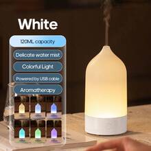 kinscoter 1 buah Diffuser Aroma Mini USB 150ml, Pelembap Udara Ultrasonik Portabel Ringkas, Ringan & Berwarna-warni, Cocok untuk Penggunaan di Kantor dan Rumah - MultiWarna - View 12