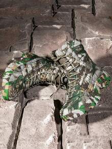 (300+Sold) Men's Outdoor Hiking Boots, High-Quality Mountaineering Boots, Durable Anti-Slip Hiking Shoes, Training Boots, Snow Boots, Couples Models, Men's Tall Boots, Men's Outdoor Hiking Shoes, Men's Sports & Outdoor Hiking Boots, Sports & Casual Shoes, Green Shoes, Khaki Shoes, Men's Riding Boots, Suitable For Cold Weather In Autumn/Winter, Outdoor Camping, Photography, Cycling, Hunting, Exploration, Wear-Resistant Anti-Slip All-Terrain Grip, Size 39-47 (Asymmetrical Pattern) - Army Green - View 2