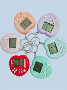 1个经典电子宠物机钥匙扣，内置168种虚拟宠物，迷你游戏钥匙扣挂件，背包挂件，可用于养成和玩游戏，适合生日和游戏派对（含纽扣电池），汽车配件，包包挂饰，可爱哥特风，Y2K风格，万圣节配件，教师节圣诞节礼物创意，包包挂饰，汽车配件，送给朋友或姐妹
