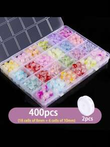 三层串珠手链 DIY 珠宝制作套件，彩色珠子适用于手链、项链、耳环 DIY 工艺品，包含珠宝盒 - 彩色 - 查看 7