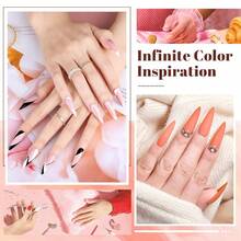 23 PCS Gel Nail Polish Set With Base Glossy And Matte Top Coat Multicolored Gel Nail Long Lasting Suitable For All SeasonsDEVO - 20SET-01A - Xem 6