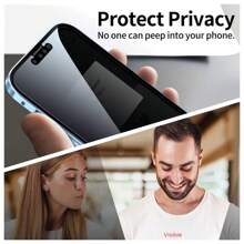 2+2 piezas Protectores de pantalla mate con protectores de lente de cámara para la serie de modelos de , Vidrio templado mate anti-espía, Protectores de vidrio de privacidad resistentes a los arañazos de dureza 9H, Compatibles con la serie 16/15/14/13/12/11