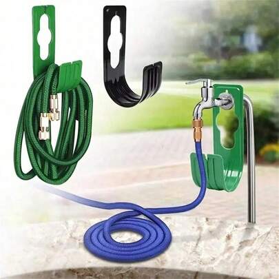 Expandable & Retractable Plastic Garden Hose Hooks, Multi-Purpose Wall Mounted Hooks Suitable For Household Hose Storage