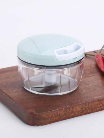 1 件装手动压蒜器、蒜泥器、蒜压碎器、蒜切碎器、蒜研磨器，适合家用