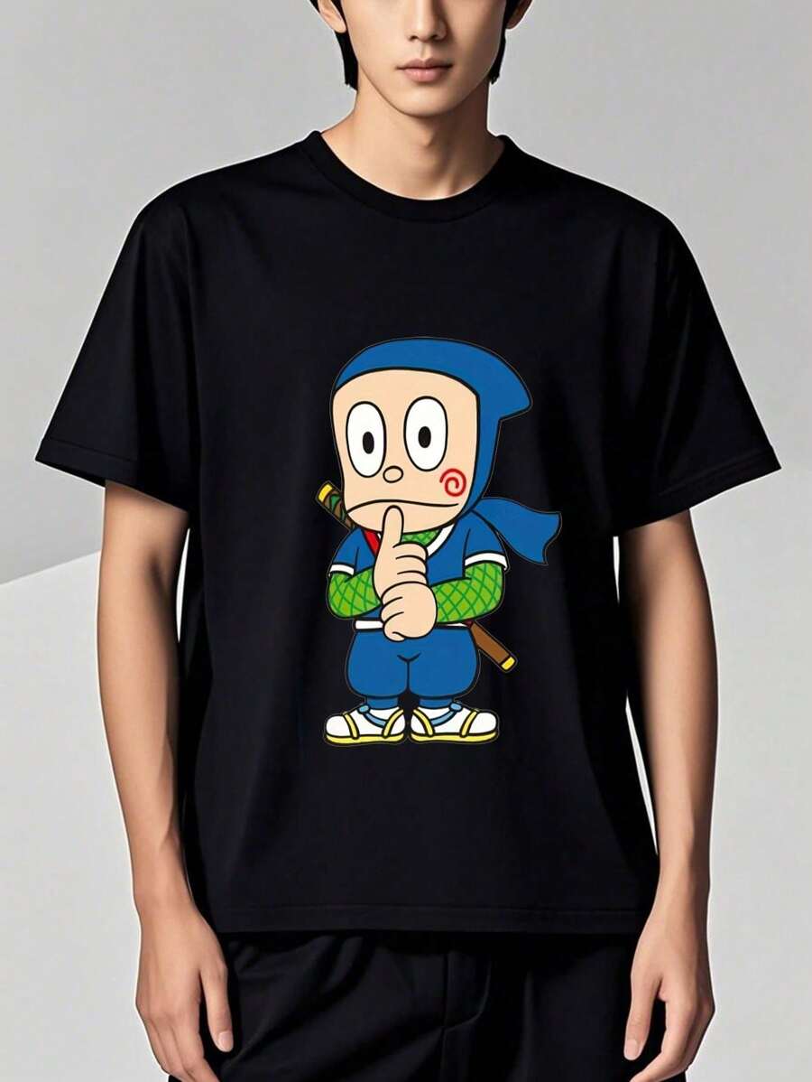 Men T-Shirts - Black - View 1