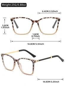LINFEMAND Classic Ultra-Light Square Decorative Fashion Non-Prescription Glasses, Gentle And Elegant Style, Versatile Accessory Eyewear, Holiday Gift