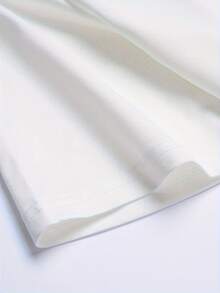 Men's Round Neck T-Shirt |   Casual Short-Sleeve Summer Wear For Gym And Beach, Breathable, Suitable For Training And Running, Suitable For All Seasons, Machine Washable, Essential Neutral Colors, Geometric Pattern, Slightly Stretchy Fabric - trắng - Xem 3