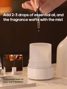 kinscoter 1 buah Diffuser Aroma Mini USB 150ml, Pelembap Udara Ultrasonik Portabel Ringkas, Ringan & Berwarna-warni, Cocok untuk Penggunaan di Kantor dan Rumah - MultiWarna - View 3