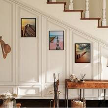 1pc & 3pcs 12*16 Inch Multi-Color Photo Frames, Fits 30*40cm Photos, Minimalist Style, Lightweight Material, Suitable For Bedroom, Study, Hallway Wall Decor, Without Photo Paper