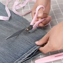Heavy Duty Fabric Sewing Scissors, Multi-Purpose Tailor Shears, Stainless Steel Ultra Sharp Blades For Textile Crafts, Comfortable Grip With Protective Cover