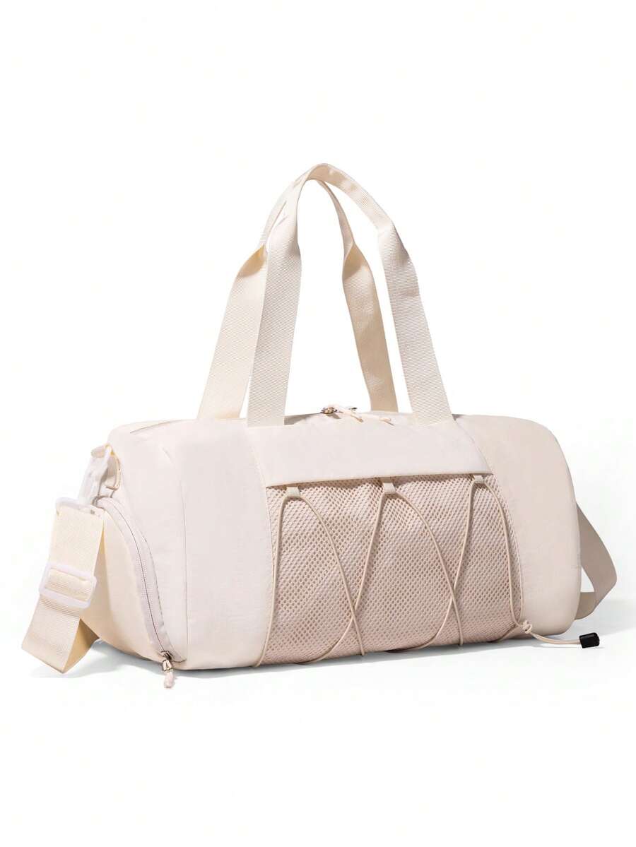 Women's Large Capacity Yoga Travel Bag With Wet And Dry Separation System, Convertible Shoulder And Handheld Design, Suitable For Gym And Short Trips