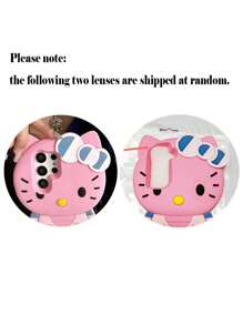 Sanrio 1个三丽鸥Hello Kitty手机壳，兼容三星Galaxy S22/S23/S24/S25/S22U/S23U/S24U/S25U/S24PLUS/S25PLUS/A14/A15/A16/A24/A25/A26/A34/A35/A36/A54/A55/A6/56粉色系列，柔软手机保护壳，兼容 16/15/14/13/12/11 - 款式3 - 查看 10