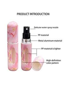 1/4pcs Butterfly Flower Pattern Perfume Spray Bottle, Reusable Bottom Filled Perfume Bottle, Mini Cosmetics Bottle, Perfume, Pure Dew Packaging Tool, Multiple Colors To Choose From, Birthday Gift For Family And Friends, Holiday Gift, Portable Travel 5ml - Multicolor - View 6