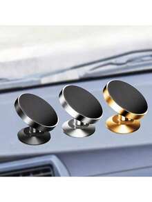 高级磁吸式车载手机支架 - 兼容三星及其他智能手机 - 固定牢固，角度可调，紧凑型铝合金设计，方便导航和免提使用 - 彩色 - 查看 7