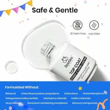 Beetles 2Pcs 15ml Base And Top Coat Set Upgrade No Wipe Extra Glossy Gel Top Coat Finish Soak Off UV LED Gel Polish Essentials For LongLasting Manicure KitDEVO - 0-0-底漆和麵漆 - 查看 4