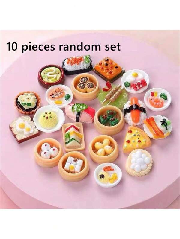 Simpatici nuovi snack alimentari per case delle bambole in miniatura, mini torta, bevande al vino per accessori da cucina per bambole Blyth