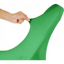 6 Pack Gold Spandex Folding Chair Covers In Stretch Washable Fabric Wedding, Party, Holidays, Celebration, And Other Special Events - Ngọc lục bảo - Xem 5