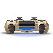 Wireless Controller For PlayStation 4 - 6-Axis Motion Sensor, Dual Vibration, Ergonomic Design | Compatible With PS3/PlayStation 4/Slim/Pro & PC | Includes USB Charging Cable - Gold - View 3