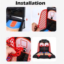 Desktop Basketball 2-Player Interactive Game, Parent-Child Cognitive Toy [Random Color Accessories] - Multicolor - View 6